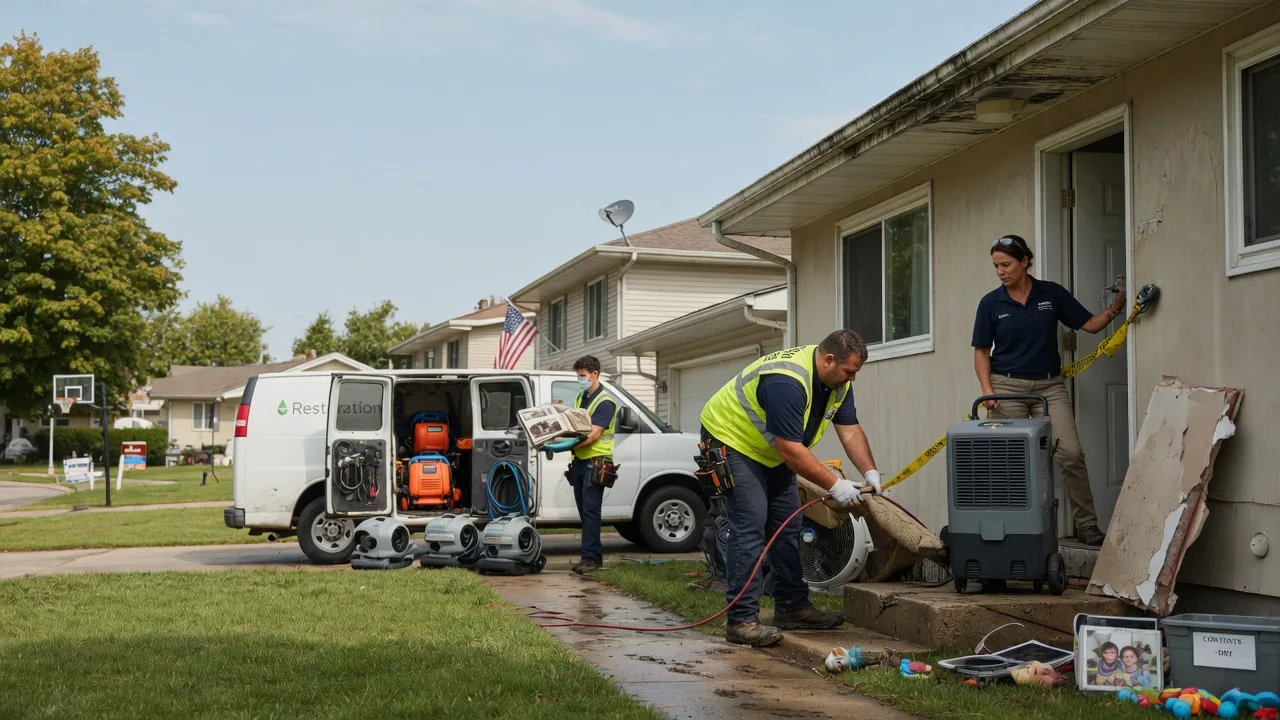 Water Damage Restoration in Davenport, IA near me